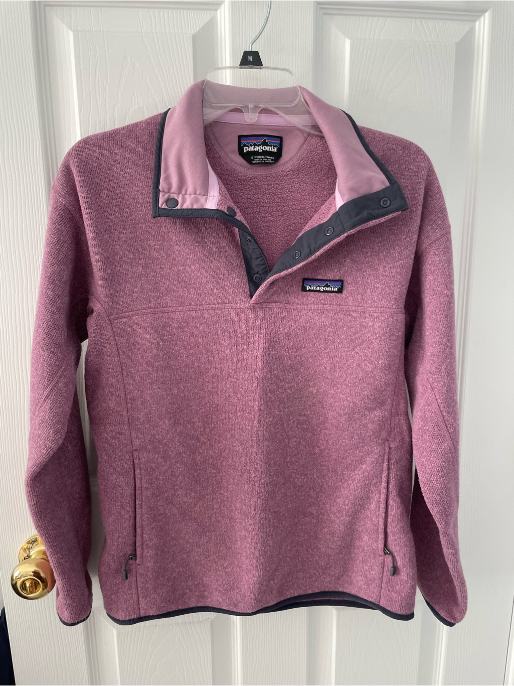 Patagonia Women's Snap-T Fleece Pullover - Mauve Pink